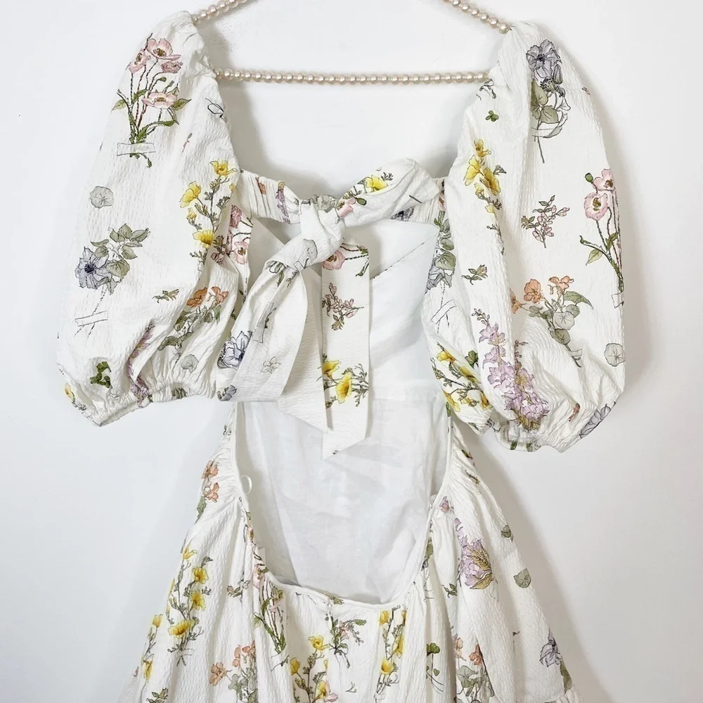Zimmermann Jeannie Floral Open Back Dress - Picture 7 of 8